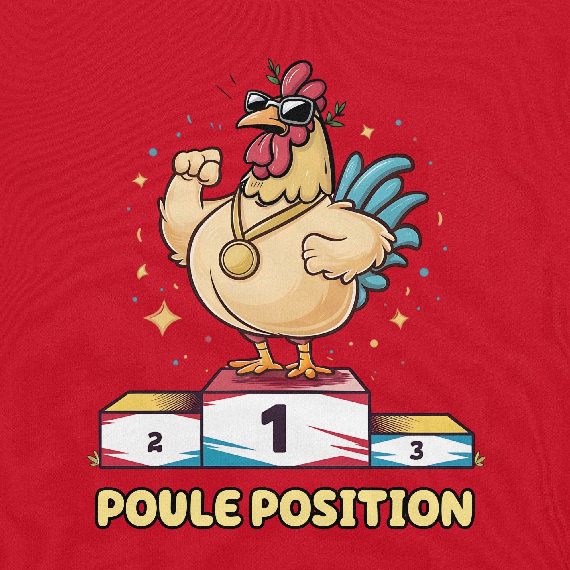 T-shirt unisexe Poule Position