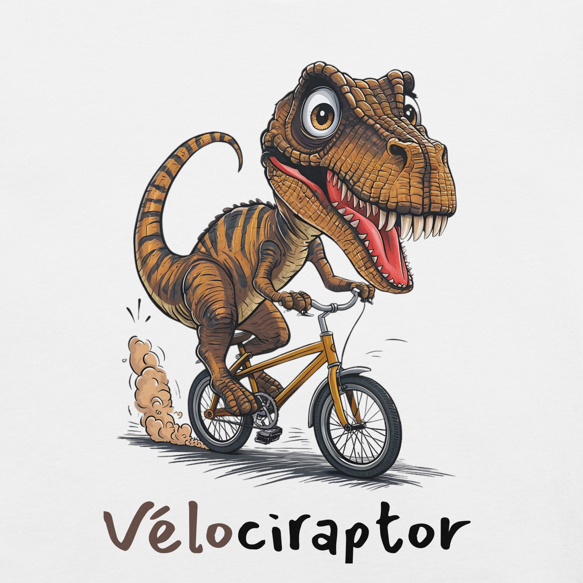 T-shirt unisexe Dinosaure Vélociraptor