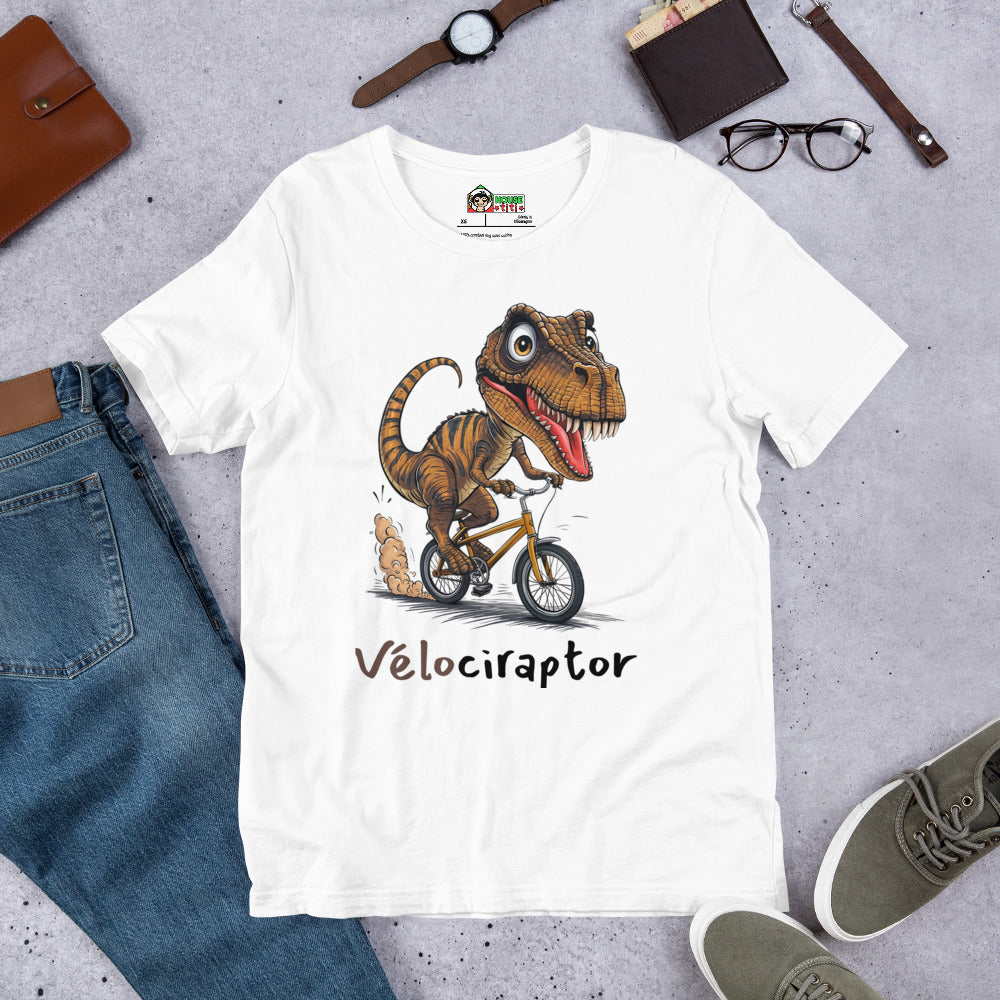 T-shirt unisexe Dinosaure Vélociraptor