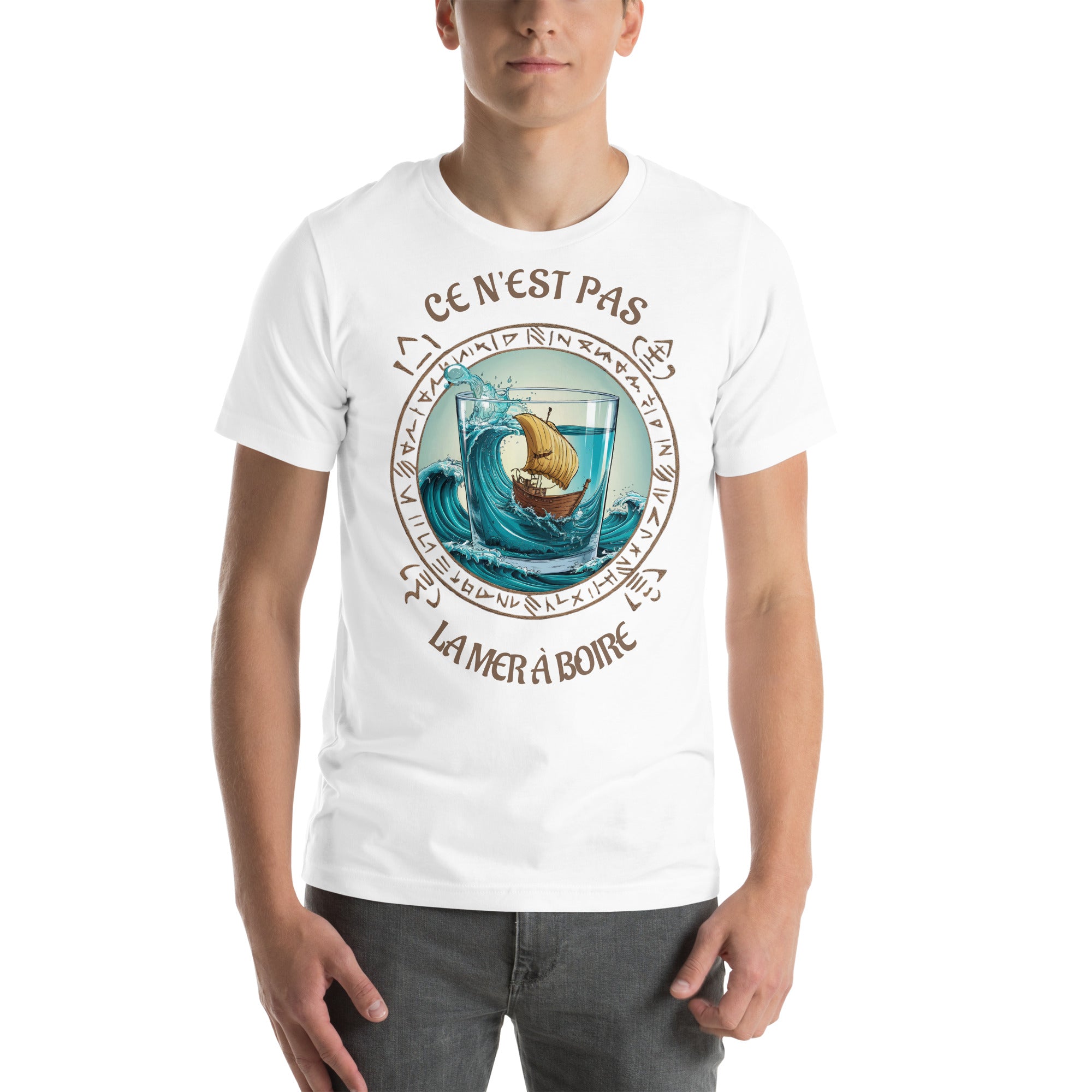 T-shirt unisexe Ce N'est Pas La Mer à Boire