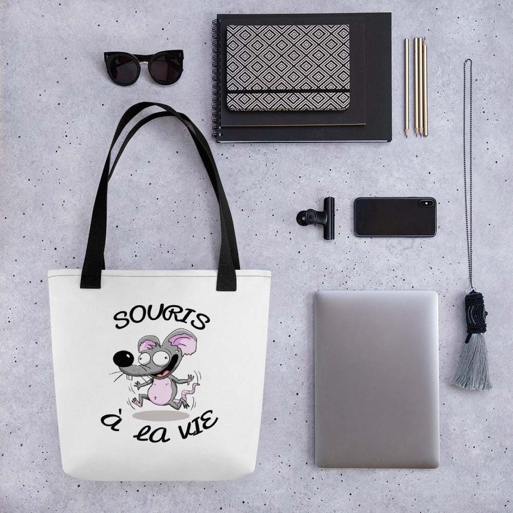 Tote bag Souris À La Vie