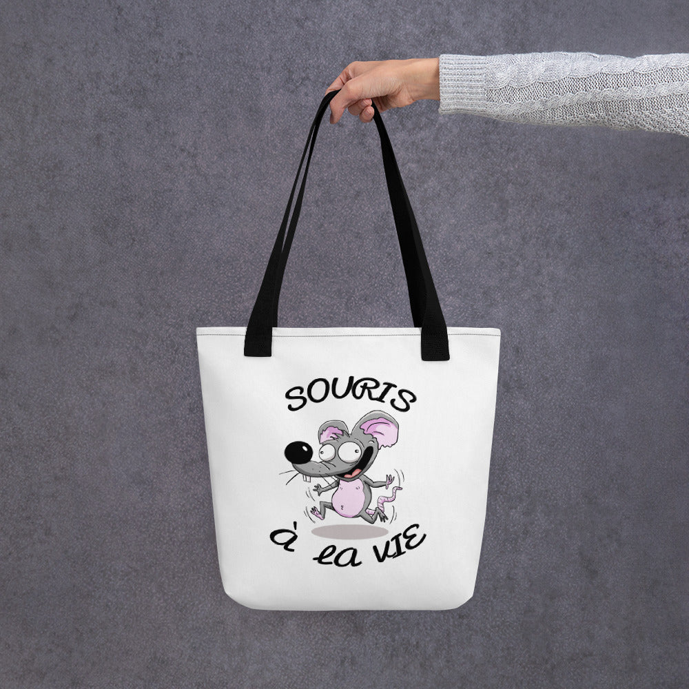 Tote bag Souris À La Vie