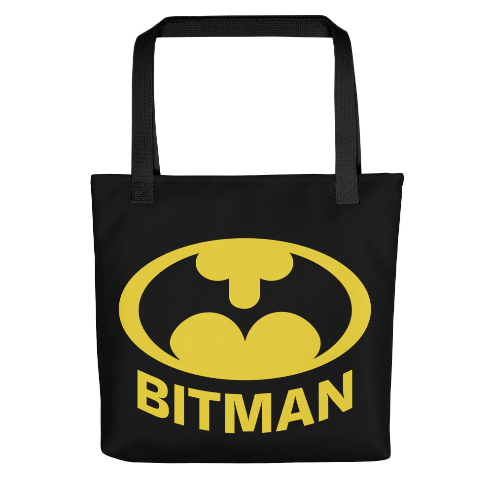 Tote bag Bitman