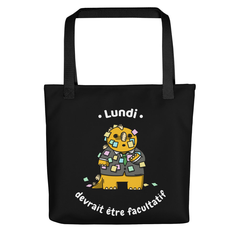 Tote bag Lundi devrait être facultatif