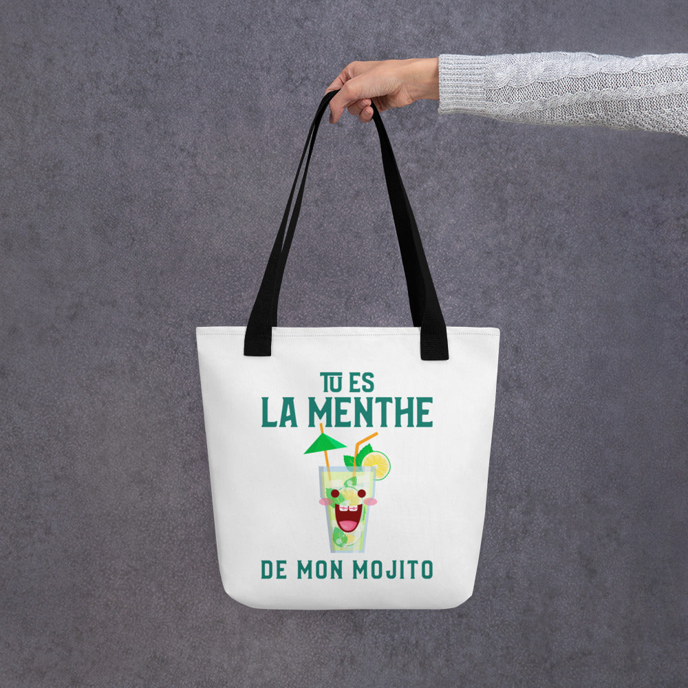 Tote bag Tu es la Menthe de mon Mojito