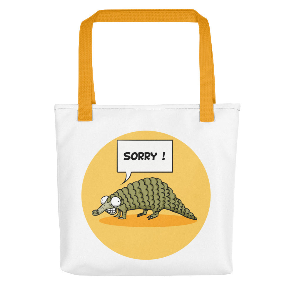 Tote bag Pangolin Sorry