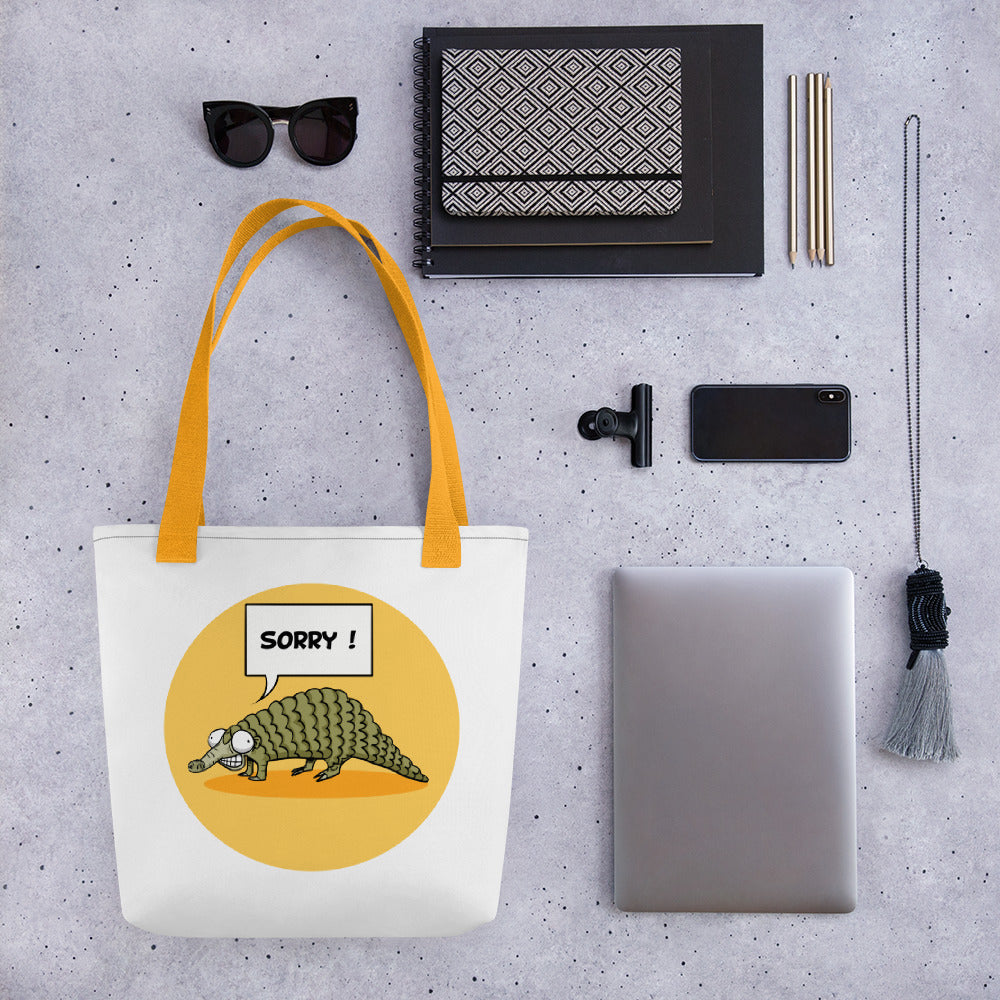 Tote bag Pangolin Sorry