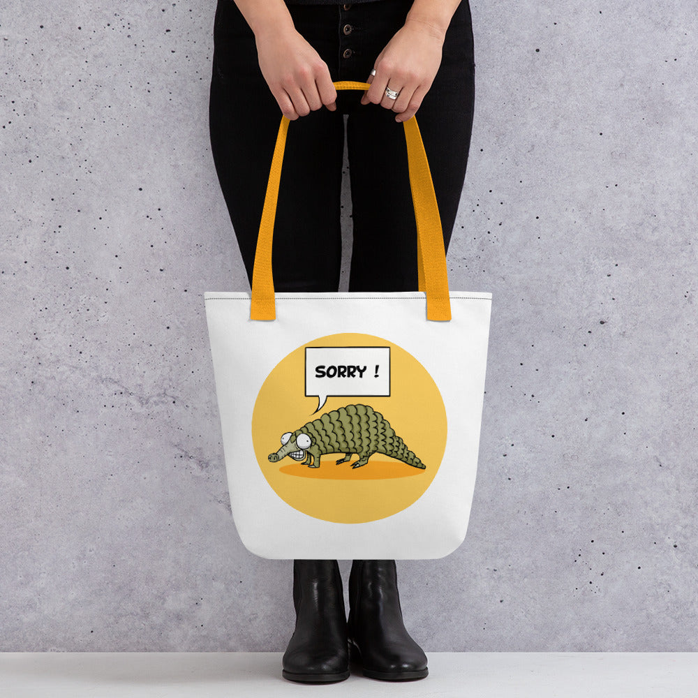 Tote bag Pangolin Sorry