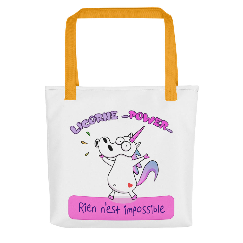 Tote bag Licorne Power