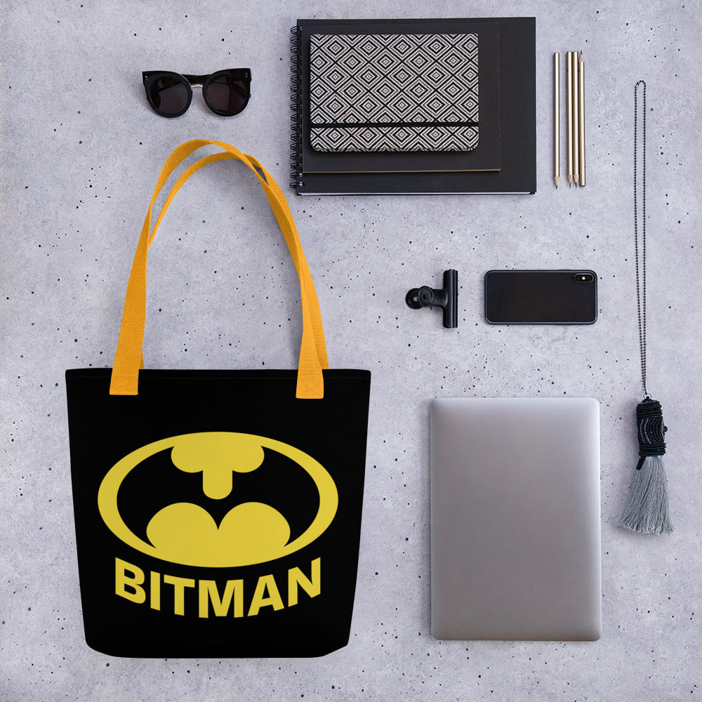 Tote bag Bitman