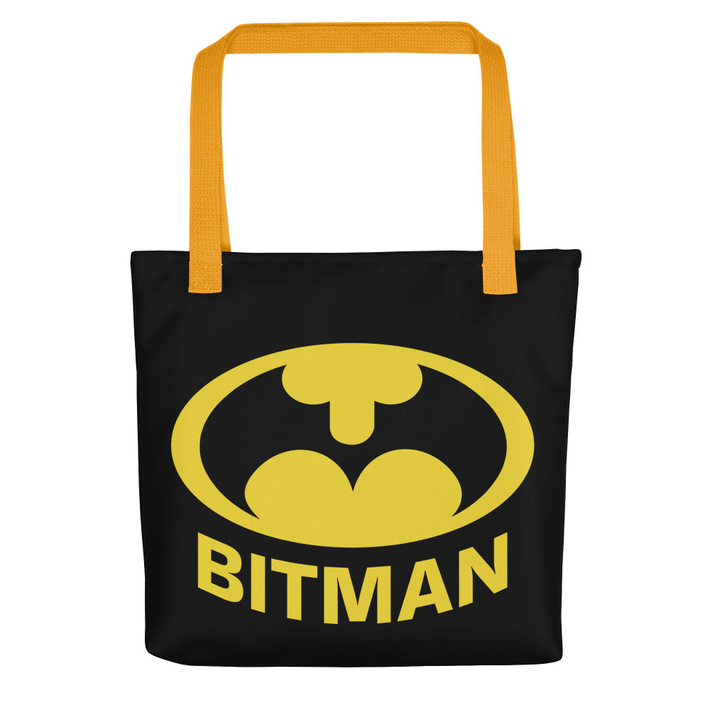 Tote bag Bitman