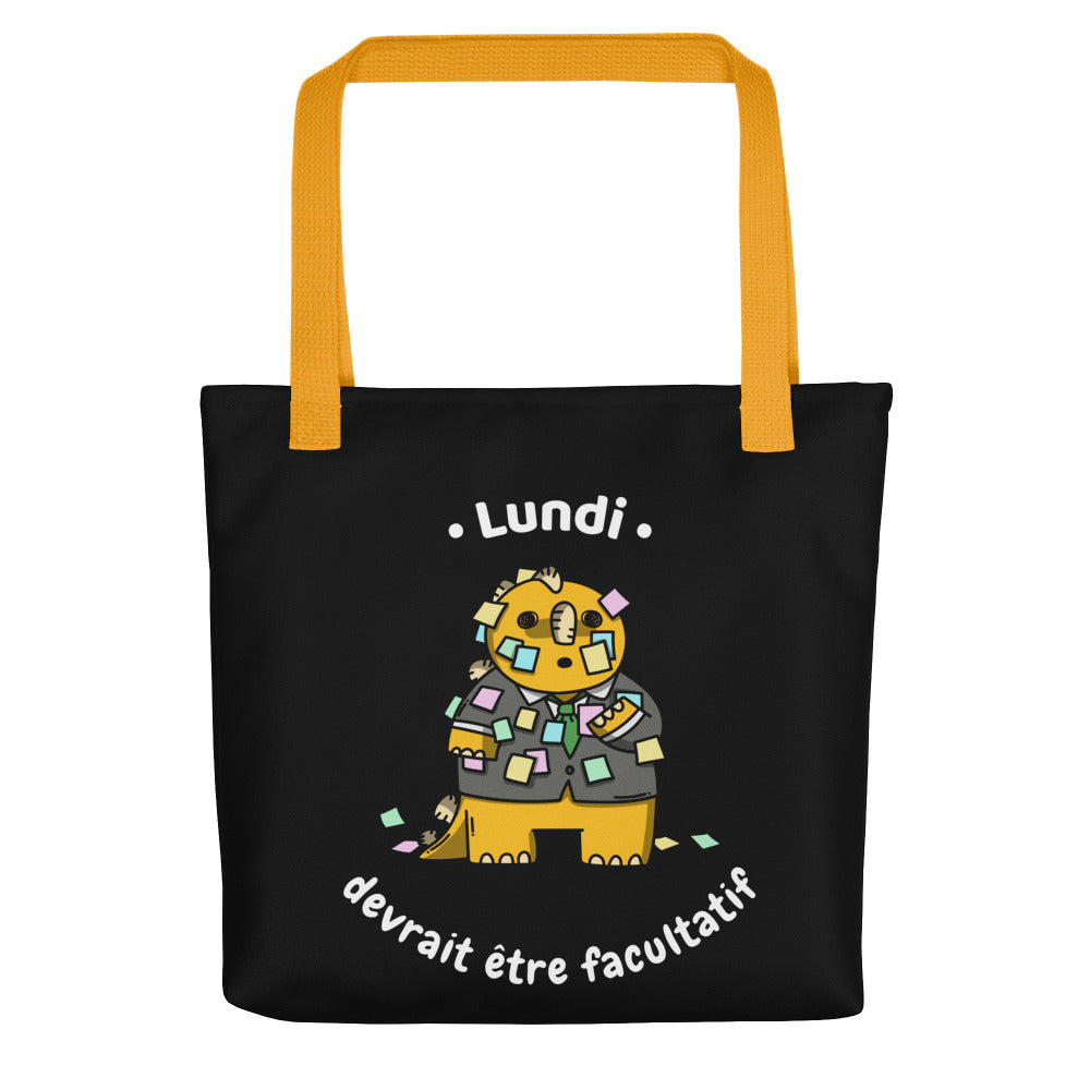 Tote bag Lundi devrait être facultatif