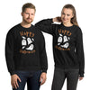 Sweat Unisexe Happy Halloween Fantômes et Chauves-Souris