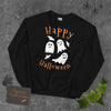 Sweat Unisexe Happy Halloween Fantômes et Chauves-Souris