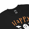 Sweat Unisexe Happy Halloween Fantômes et Chauves-Souris