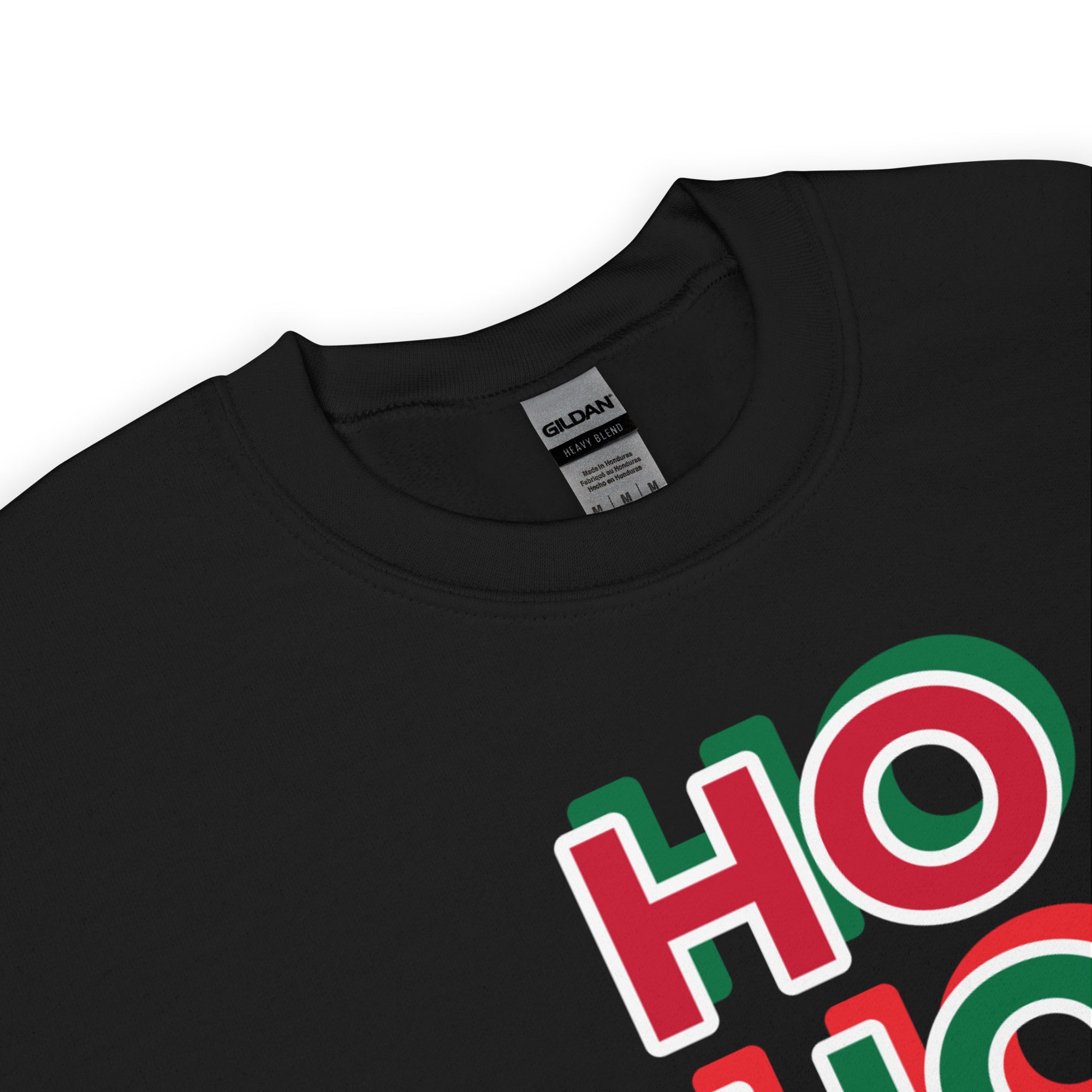 Sweat Unisexe à Col Rond Pull de Noël Ho Ho Ho