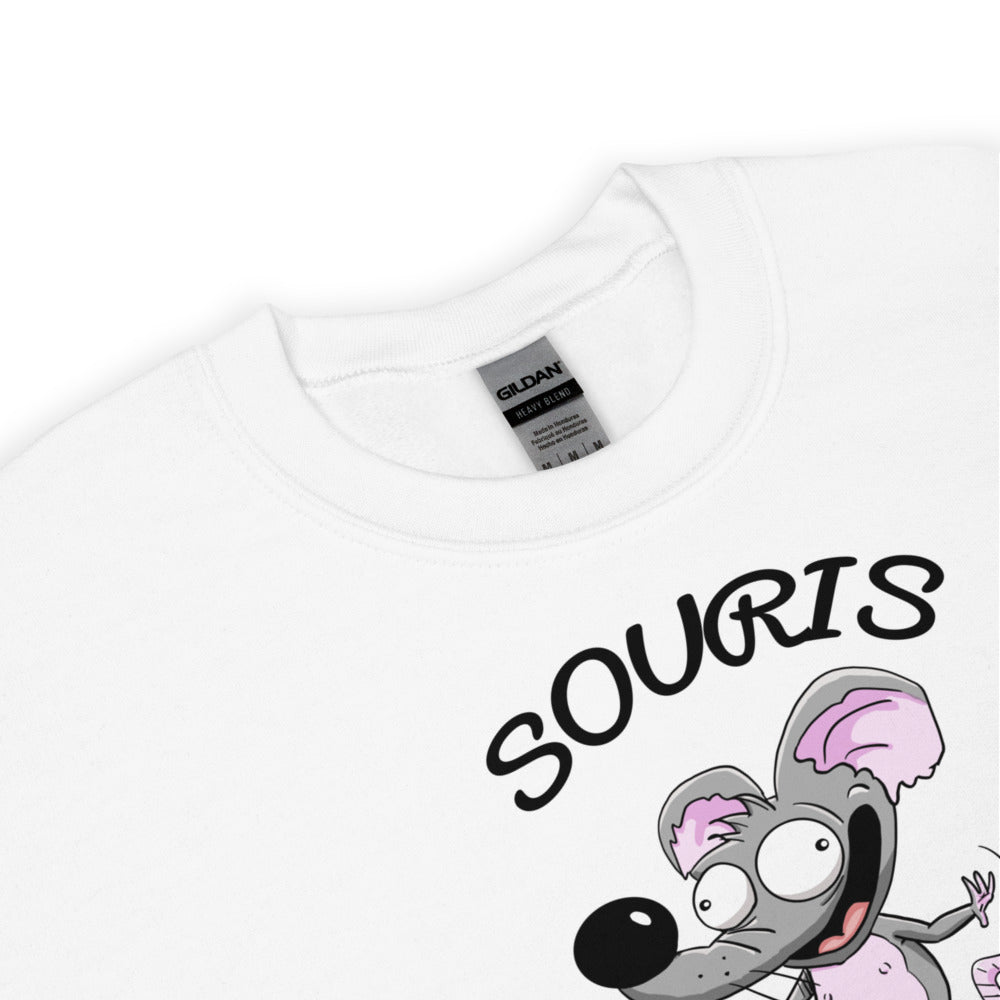 Sweat Unisexe à Col Rond Souris à La Vie