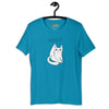 T-shirt Cat What Unisexe à Manches Courtes