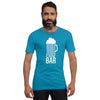 T-shirt Unisexe Code Bar (Lettrage clair)