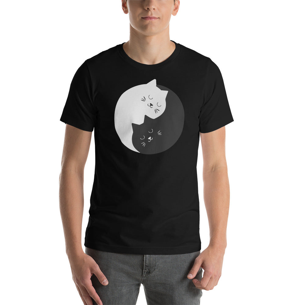 T-Shirt Chats Enlacés Ying Yang