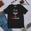 T-shirt unisexe C'est VINdredi (Lettrage blanc)