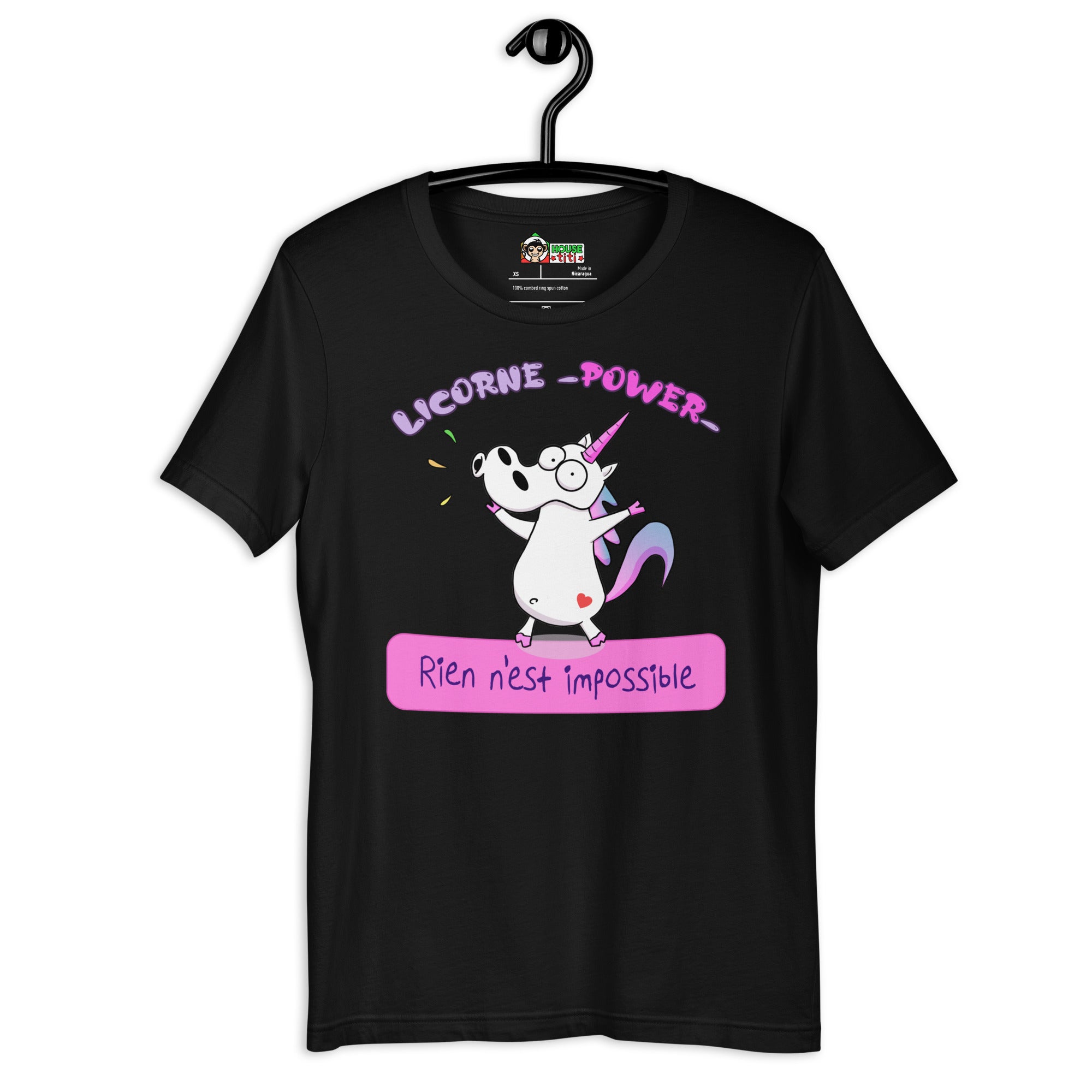 T-shirt unisexe Licorne Power