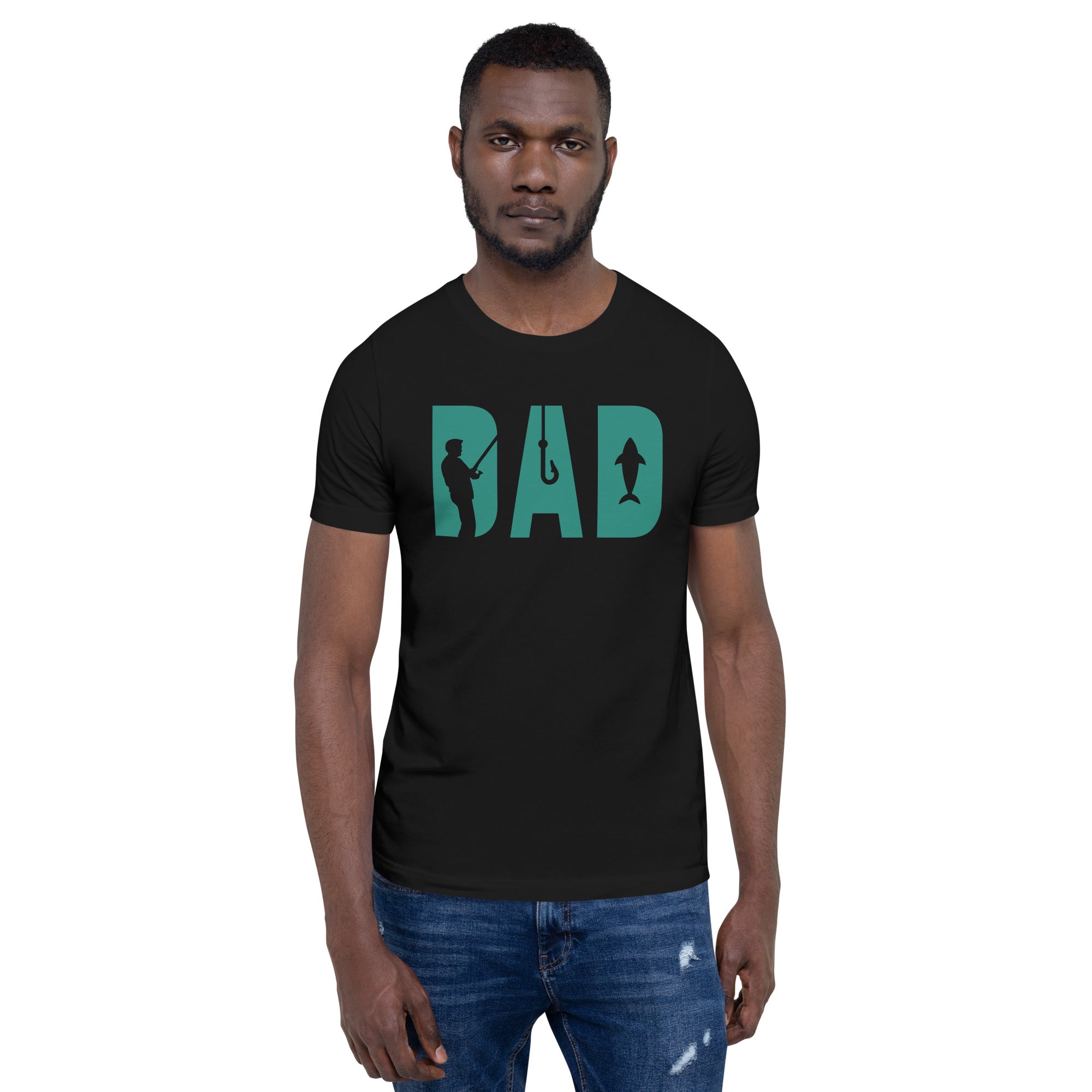 T-shirt unisexe Dad (Papa pêcheur)