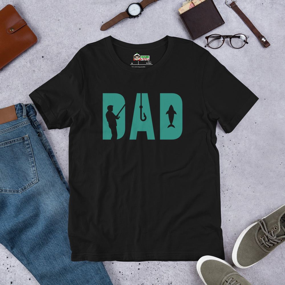 T-shirt unisexe Dad (Papa pêcheur)