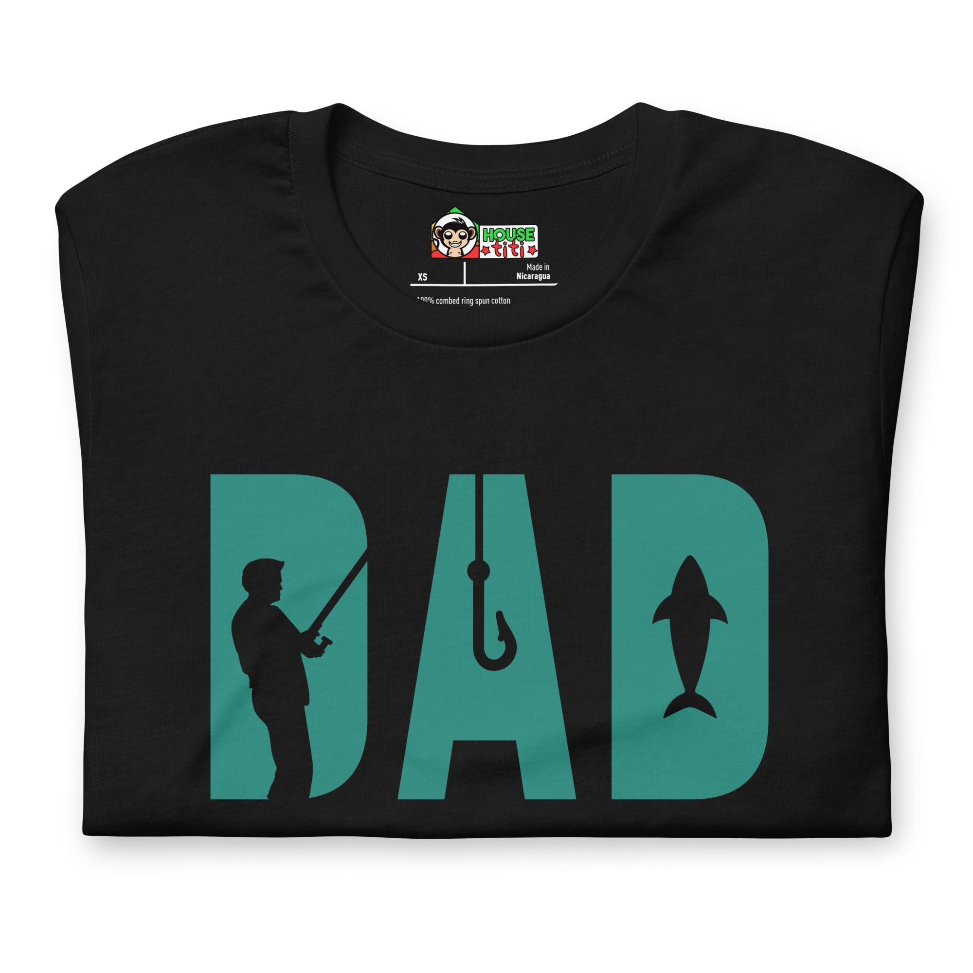 T-shirt unisexe Dad (Papa pêcheur)