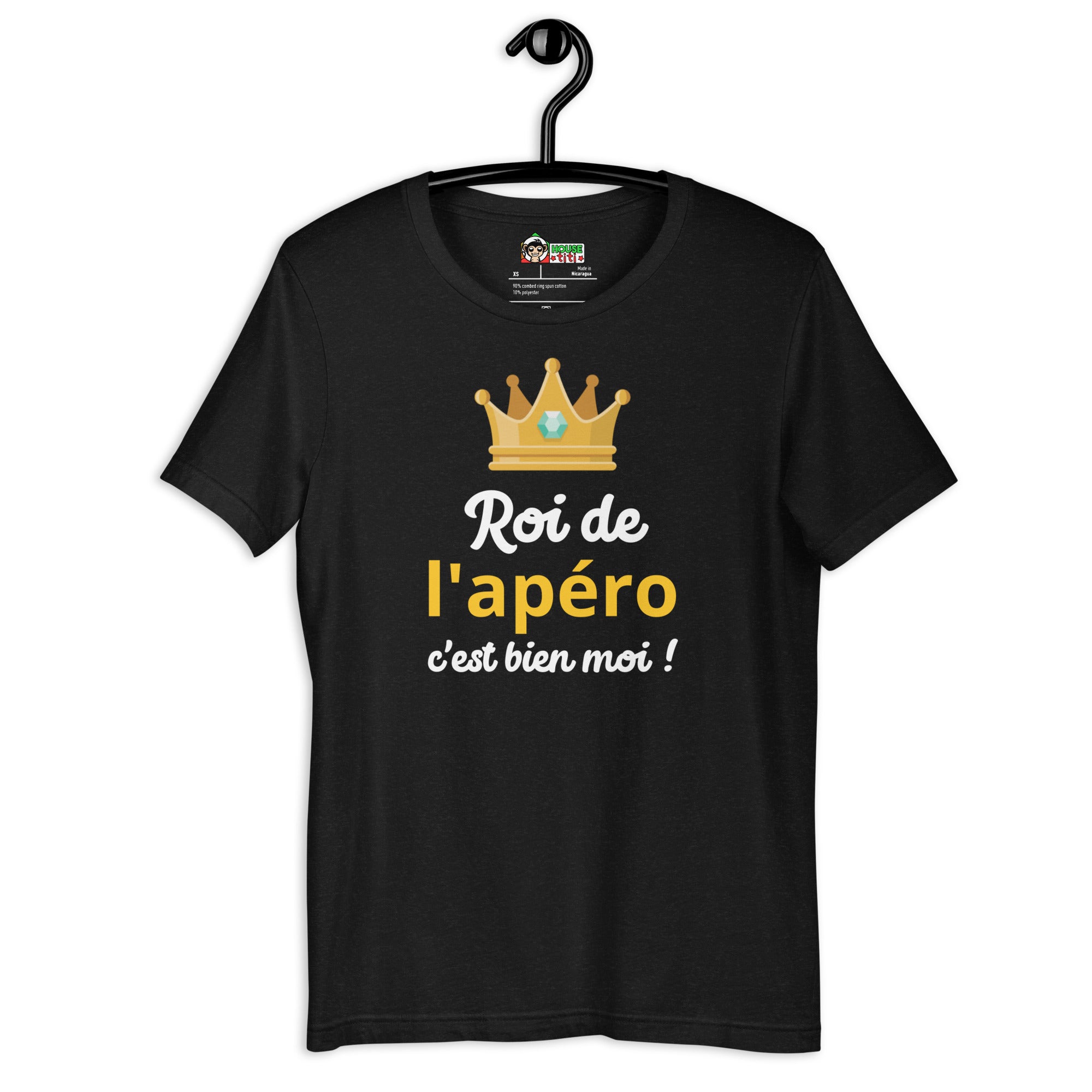 T-shirt unisexe Roi de l'Apéro C'est Bien Moi