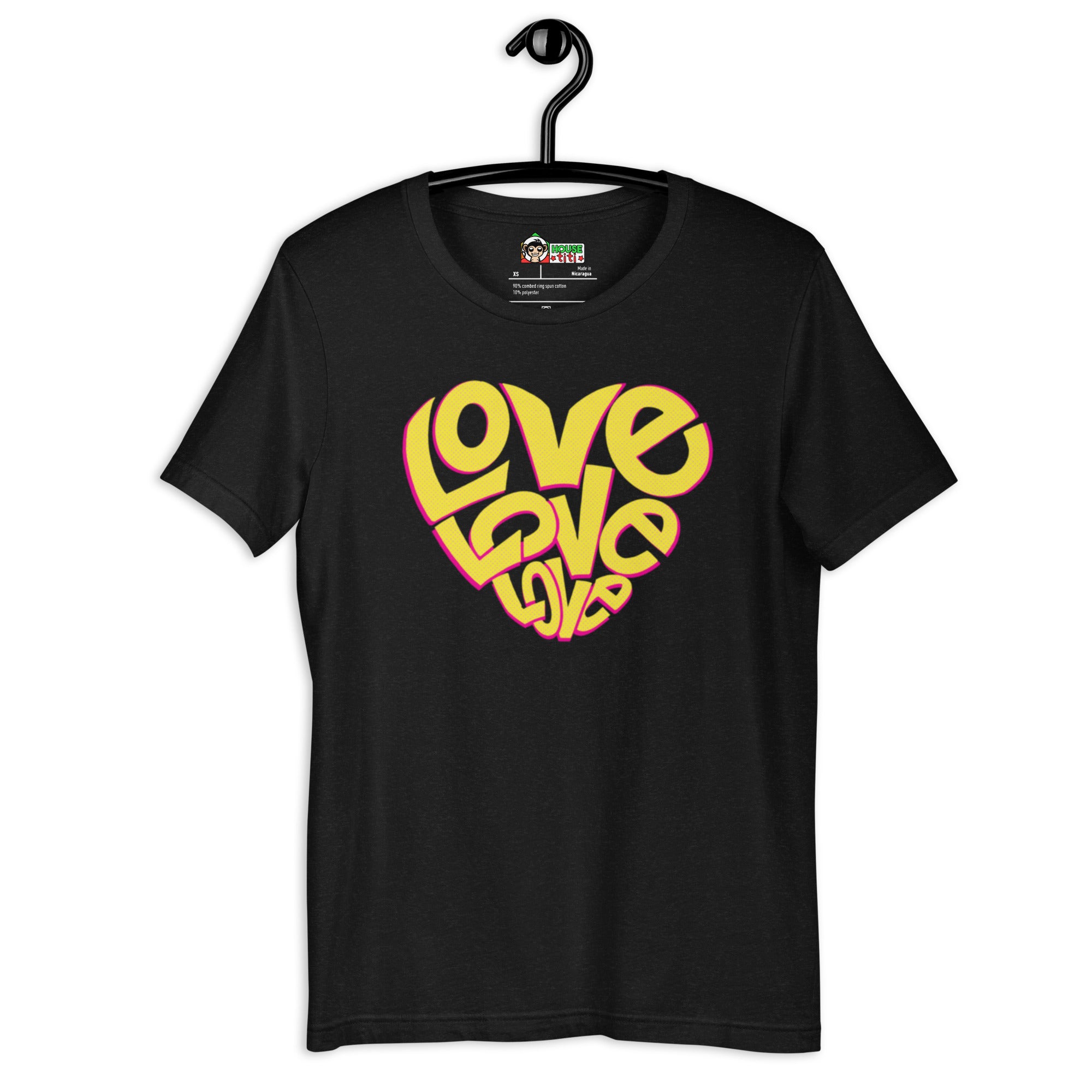 T-shirt unisexe Coeur Love