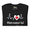 T-shirt unisexe Mon Coeur Lui Appartient