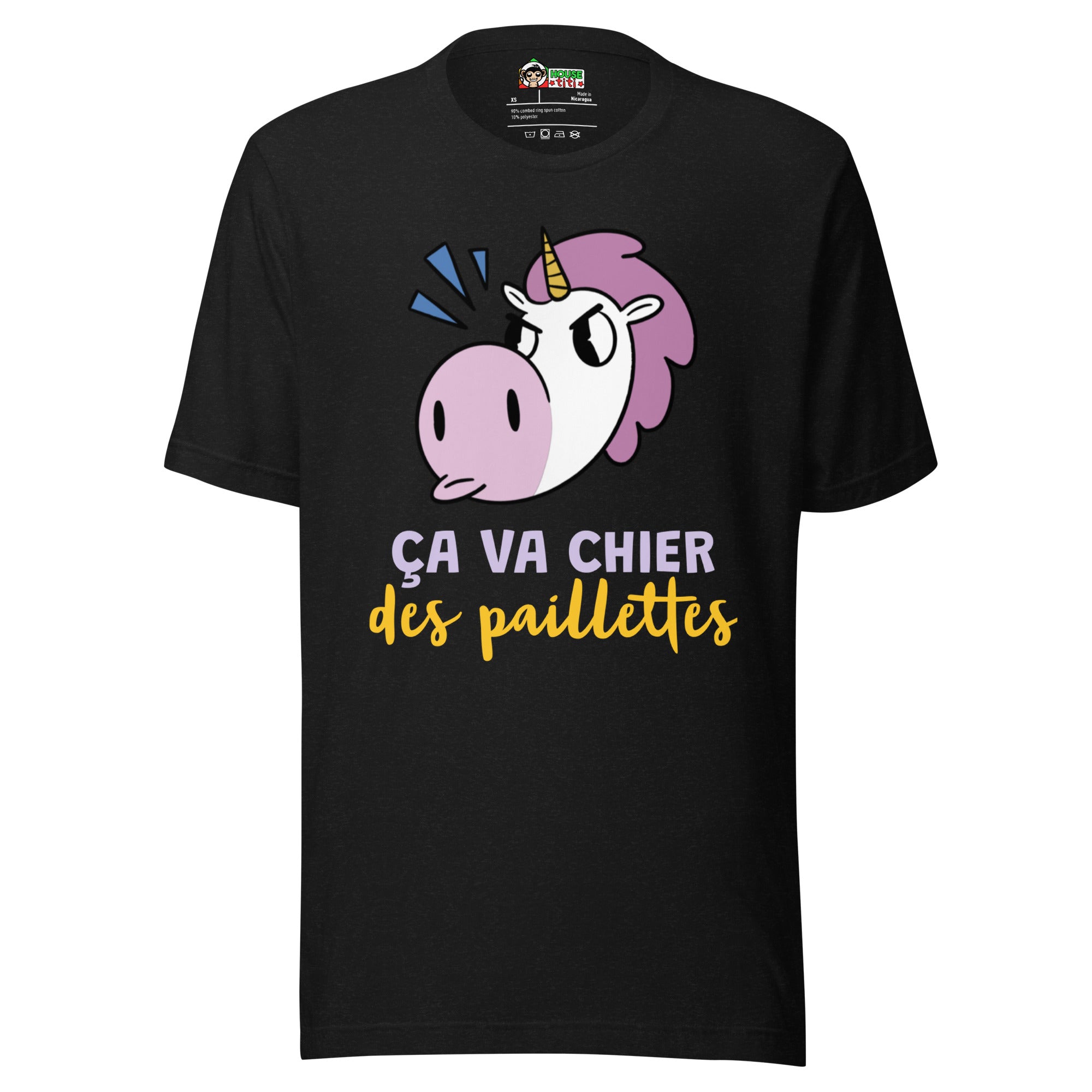 T-shirt Ça Va Chier Des Paillettes