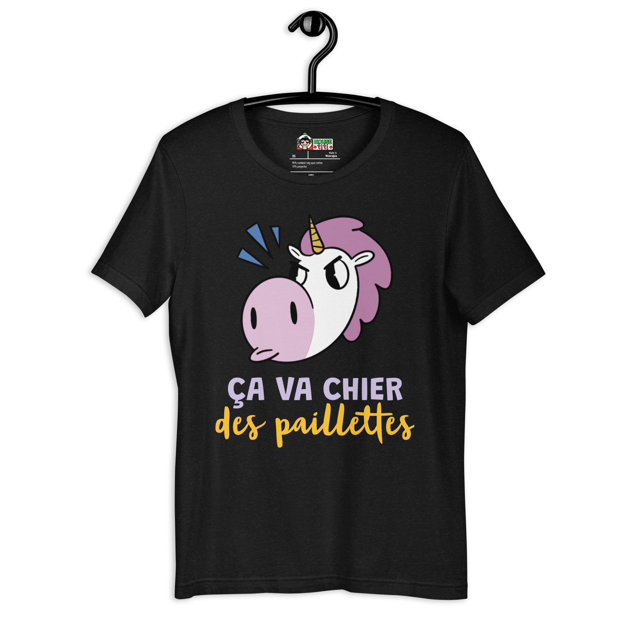 T-shirt Ça Va Chier Des Paillettes