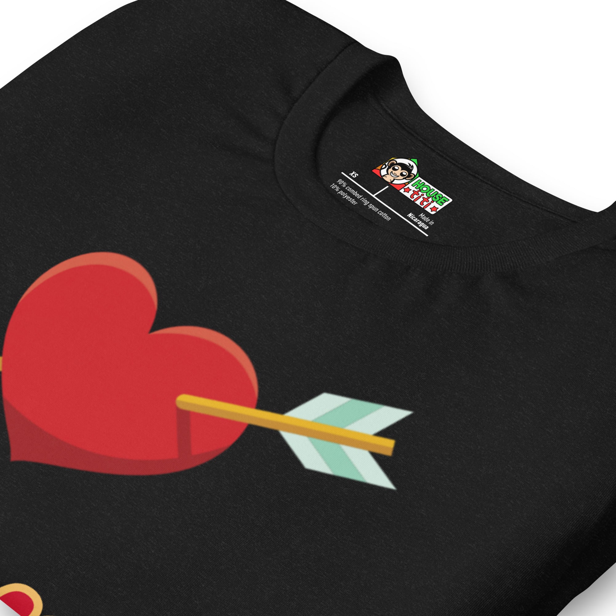 T-shirt unisexe Love coeur transpercé