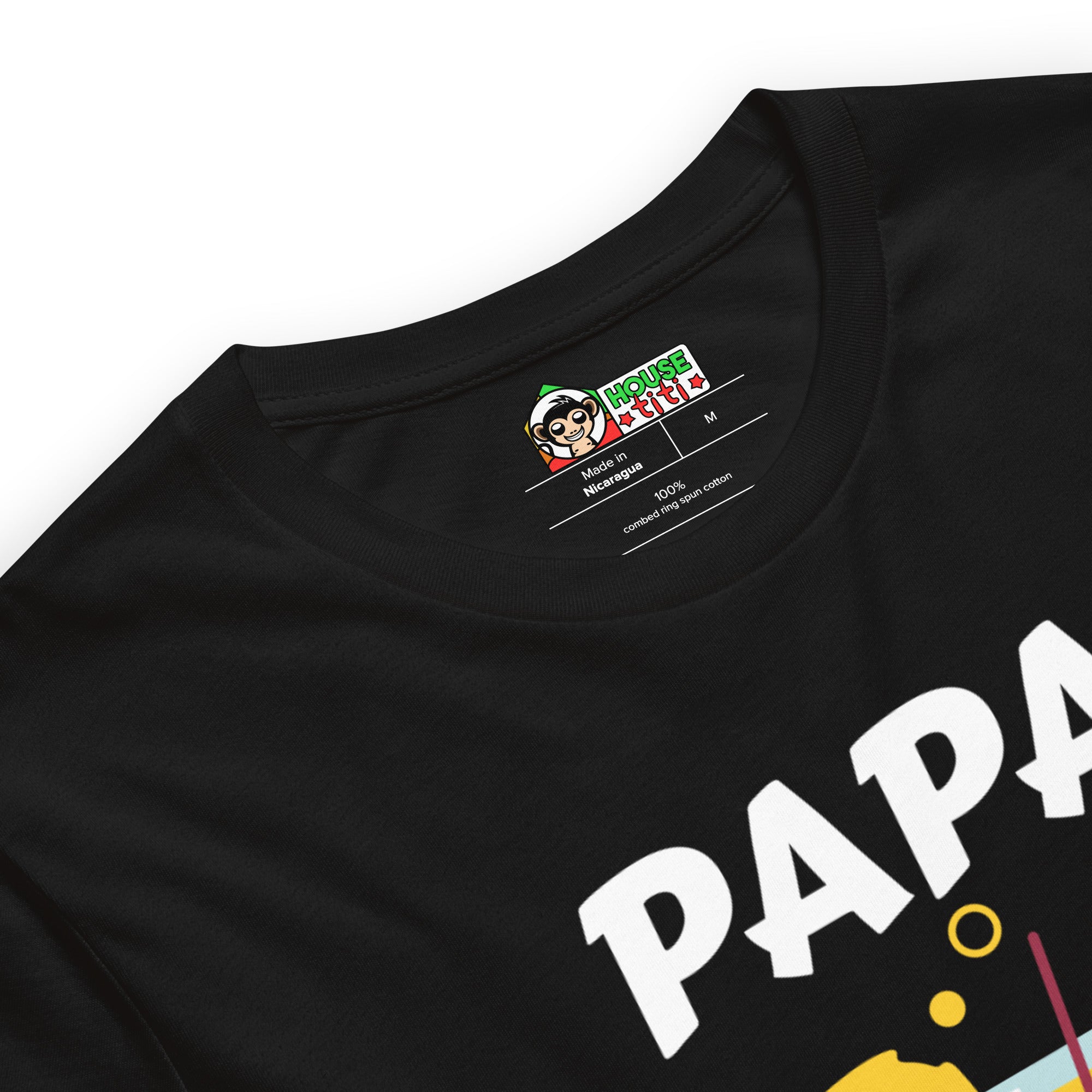 T-shirt Papa au Rhum (Lettrage blanc)