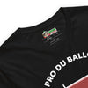 T-shirt unisexe Pro du Ballon (Lettrage blanc)