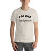 T-shirt unisexe J'ai une lundigestion (Lettrage noir)