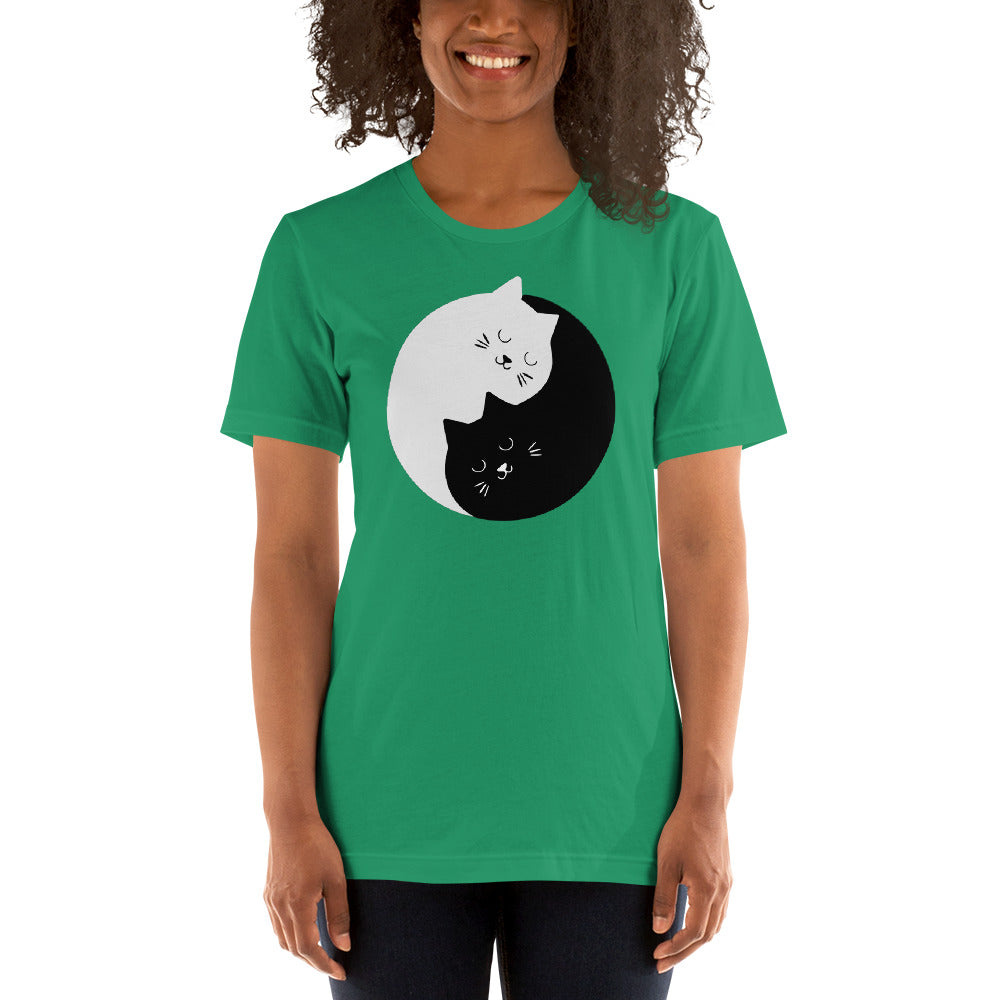 T-Shirt Chats Enlacés Ying Yang