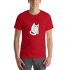 T-shirt Cat What Unisexe à Manches Courtes