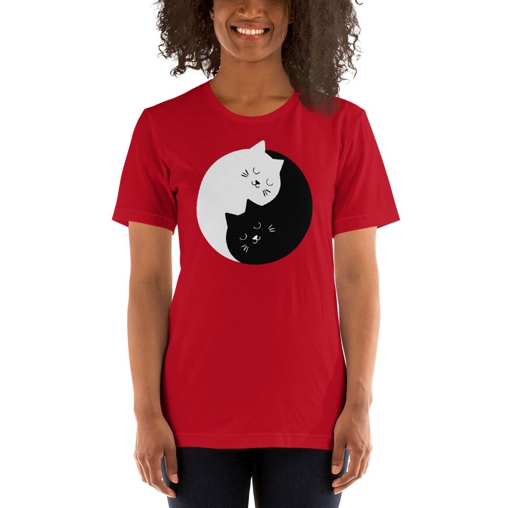 T-Shirt Chats Enlacés Ying Yang