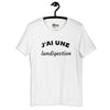 T-shirt unisexe J'ai une lundigestion (Lettrage noir)