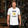 T-shirt Papa au Rhum (Lettrage noir)