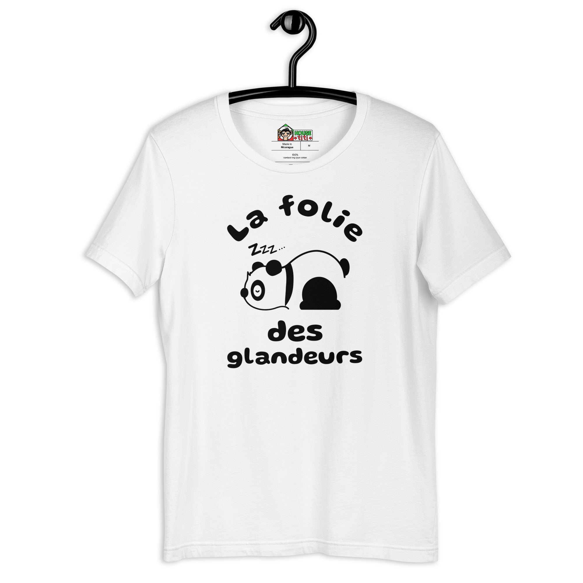 T-shirt unisexe La folie des glandeurs