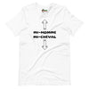 T-shirt unisexe Mi-Homme Mi-Cheval Lettrage foncé