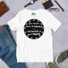 T-shirt unisexe Qui Rentre Dans le Moule (Lettrage clair)