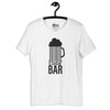 T-shirt Unisexe Code Bar (Lettrage foncé)