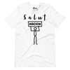 T-shirt unisexe Salut Machin (Lettrage foncé)