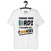 T-shirt unisexe Comme Mon Ordi (Lettrage foncé)