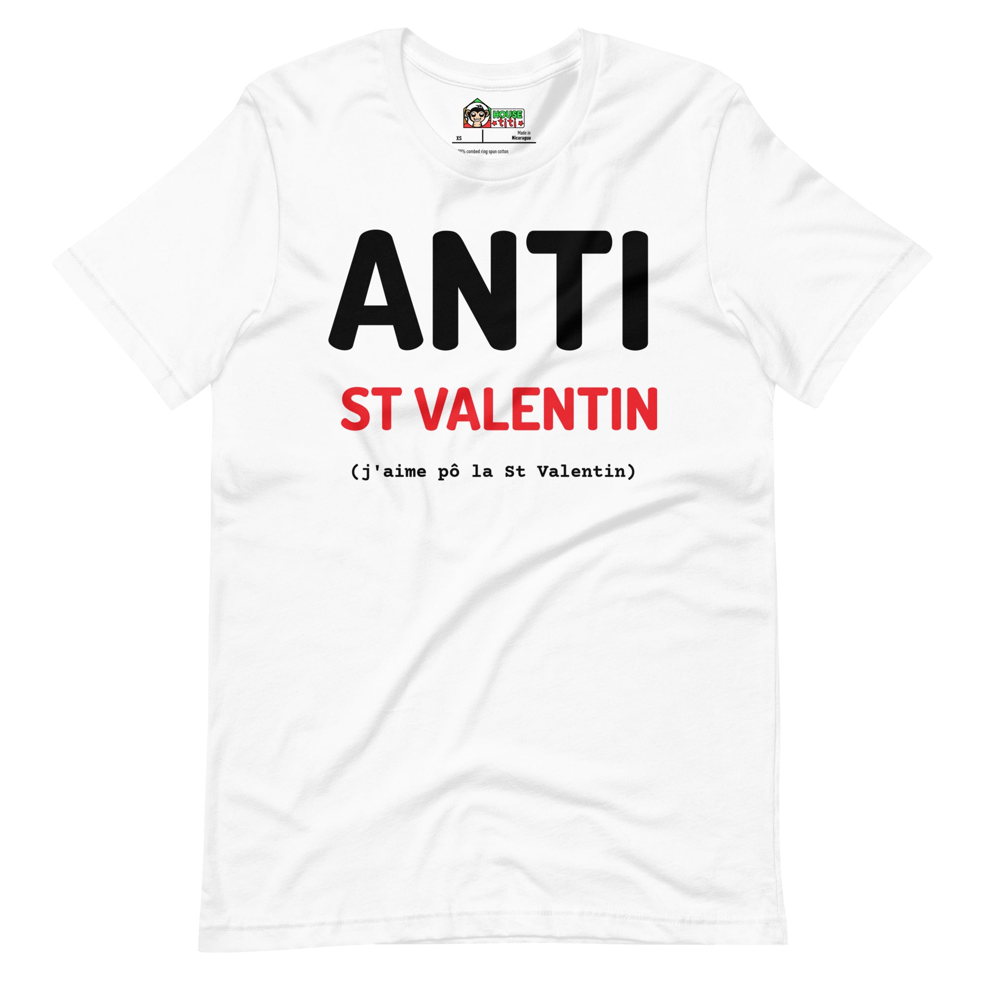 T-shirt unisexe Anti St Valentin